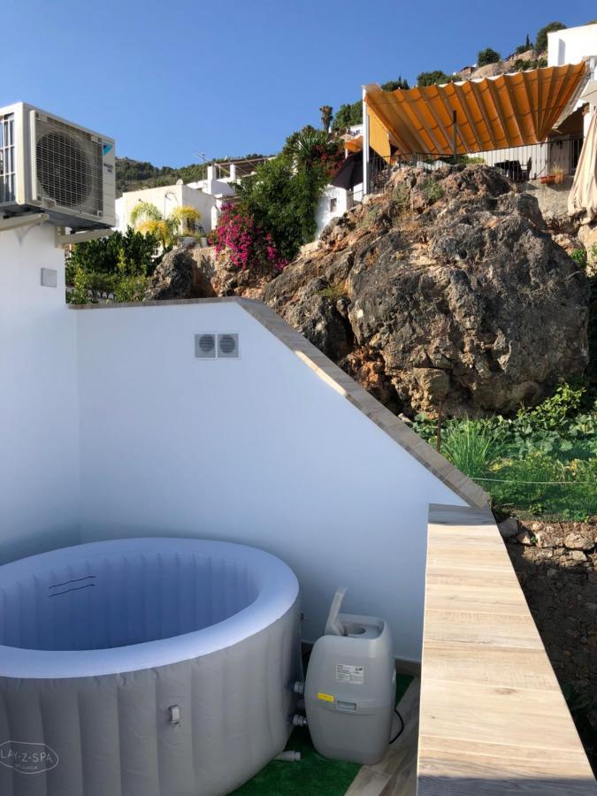 Cerezo'S House - Terrace & Jacuzzi Villa Frigiliana Exterior foto